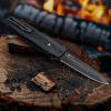 Нож складной RUiKE P188-B (Сталь_D2-Blackwash/Черный_G10)